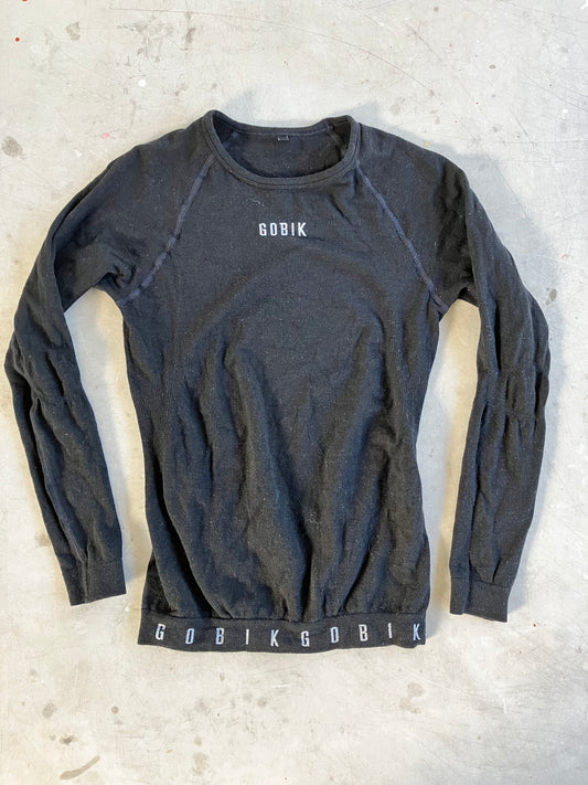 Eolo | Gobik Long Sleeve Merino Base Layer | Black | Rider-Issued Pro Team Kit