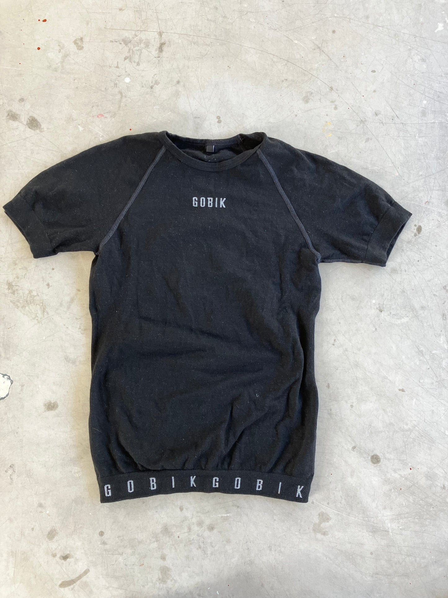 Eolo | Gobik Short Sleeve Merino Base Layer | Black | Rider-Issued Pro Team Kit