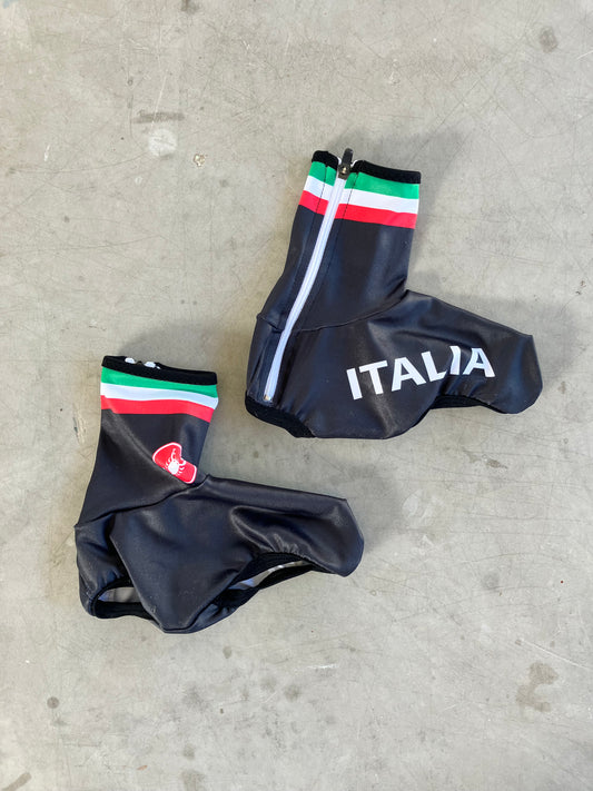 Eolo | Castelli TT Shoe Covers | Italian colours | XS | Rider-Issued Pro Team Kit