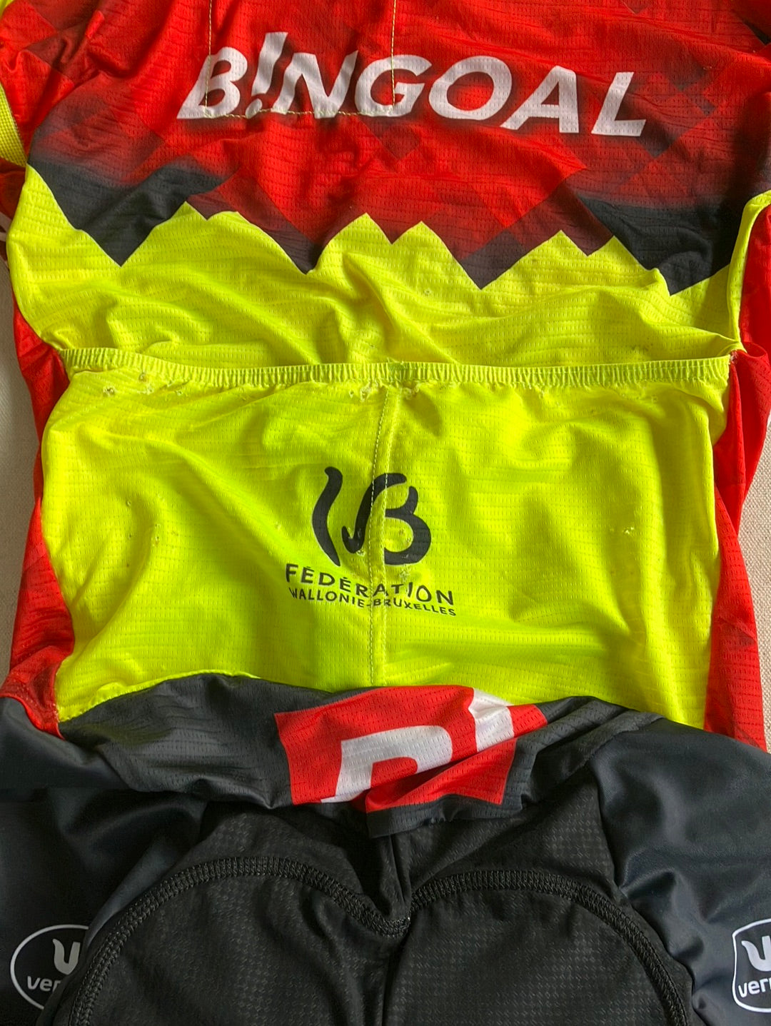 Short Sleeve Road Suit | Vermarc | Bingoal WB Pro Team | Pro Cycling Kit