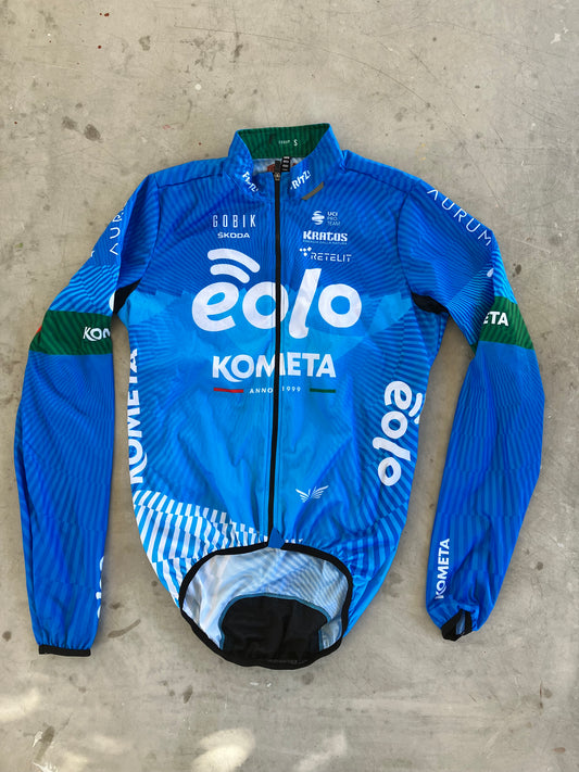 Eolo | Gobik Lightweight Rain Jacket | Blue | Rider-Issued Pro Team Kit