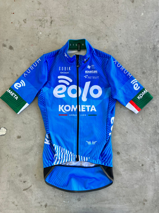 Eolo | Gobik Short Sleeve Thermal Gabba Jacket / Jersey | Blue | Rider-Issued Pro Team Kit