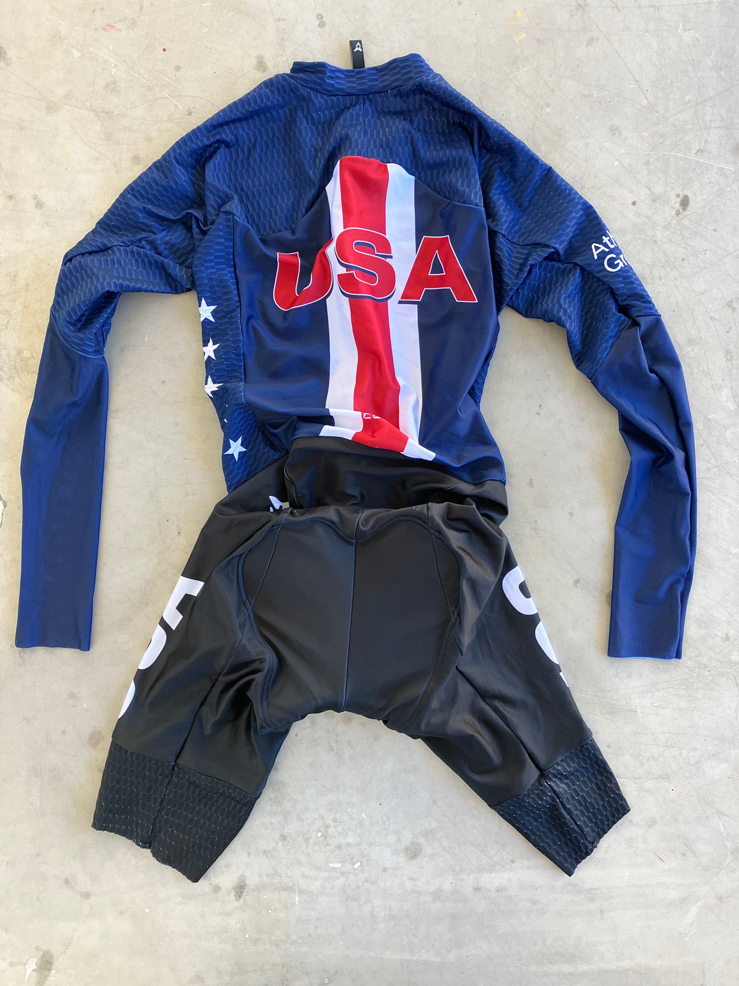 USA National Team | Cuore Long Sleeve TT Suit | S | Rider-Issued Pro Team Kit