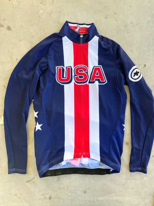 USA National Team | Assos Long Sleeve Jersey | M | Rider-Issued Pro Team Kit