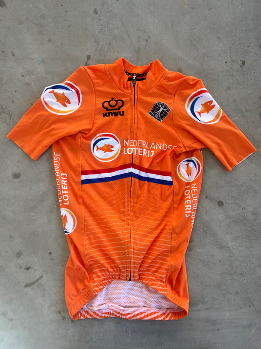 Dutch National Team Men | Bioracer Short Sleeve Jersey | XS | Rider-Issued Pro Team Kit