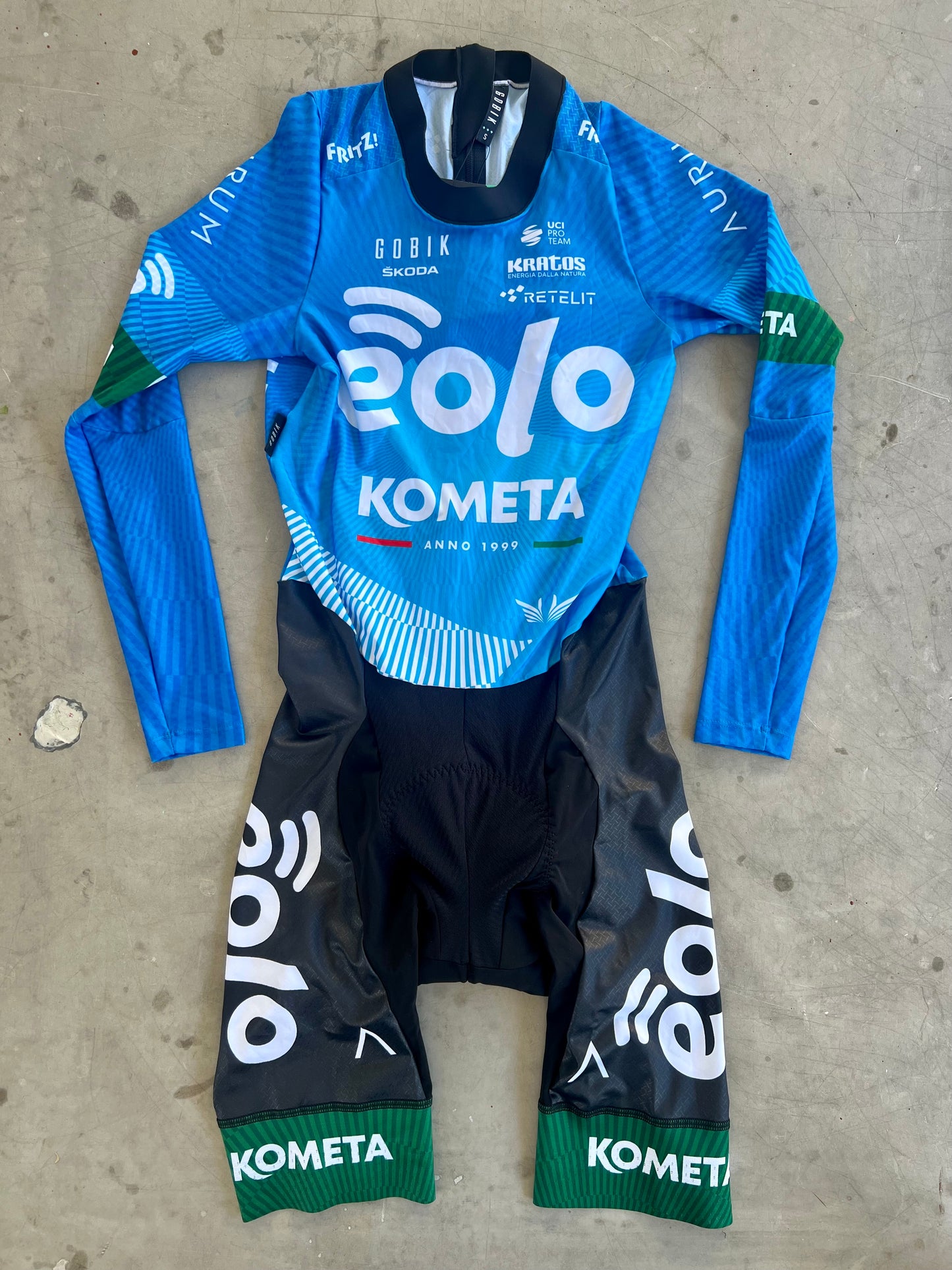 Eolo | Gobik Long Sleeve TT Suit | Blue | S | Rider-Issued Pro Team Kit