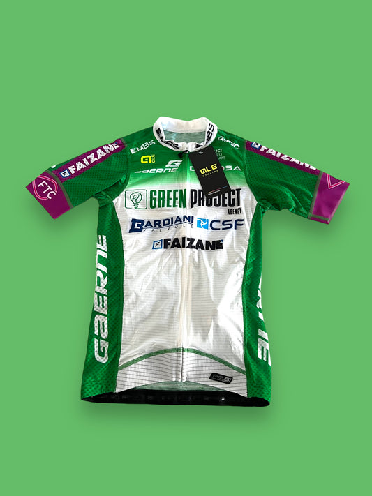 Short Sleeve Jersey + Gloves Bundle | Ale | Bardiani Green Project Pro Team | Pro Cycling Kit