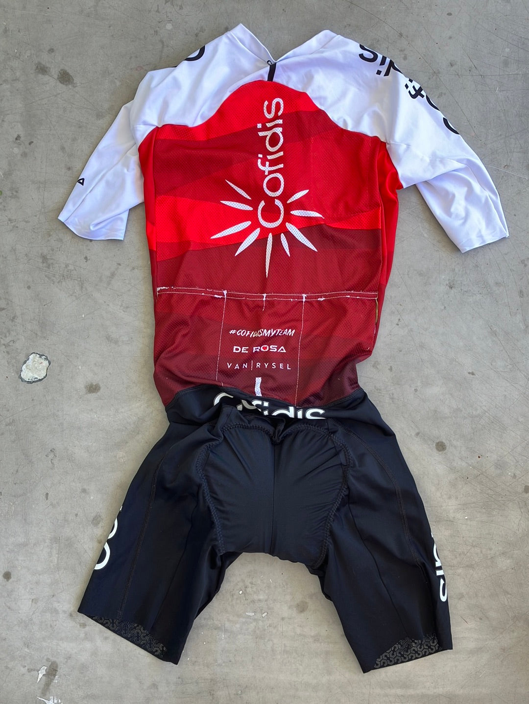 Cofidis | Van Rysel Race Suit | Red | Pro-Issued Pro Team Kit