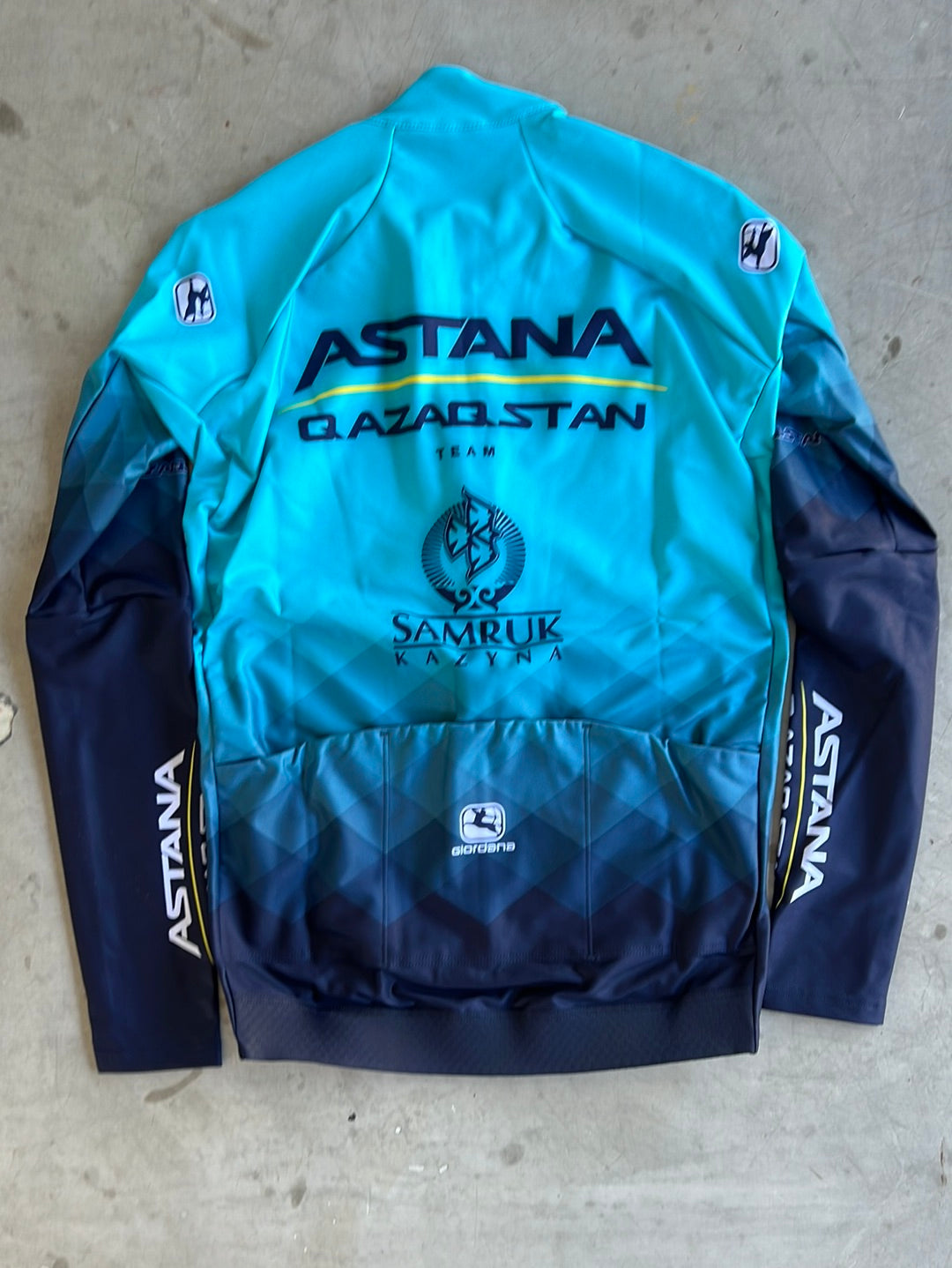 'G-Shield' Gabba Jersey Long Sleeve | Giordana | Astana Qazaqstan | Pro-Issued Cycling Kit