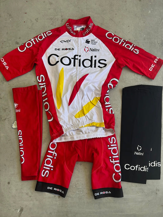 Cycling Kit Bundle - Jersey, Bibs, Arm & Knee Warmers | Nalini | Cofidis | Pro-Issued Cycling Kit