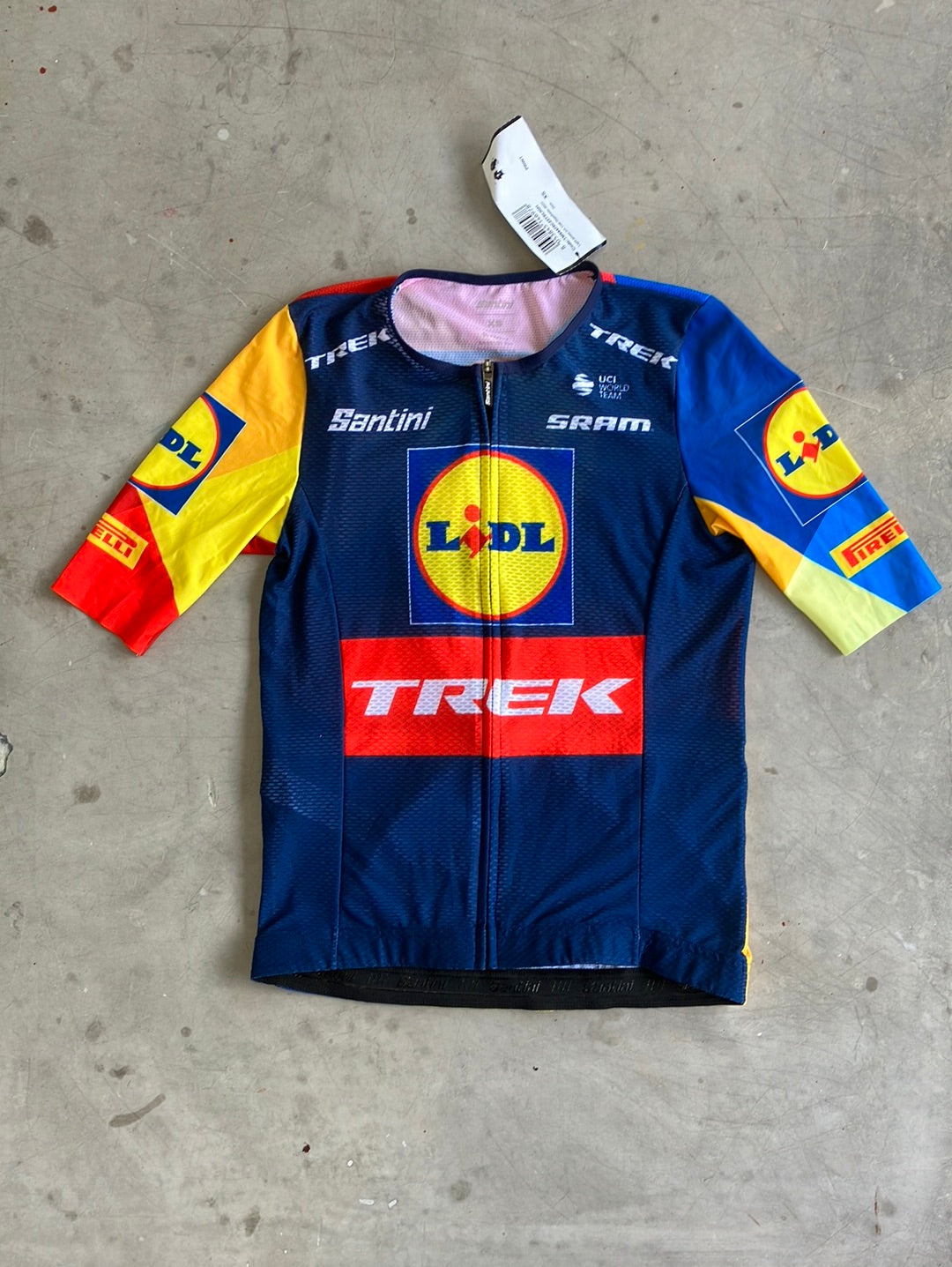 Short Sleeve Summer Jersey | Santini | Lidl Trek | Pro Rider Issued Cy ...