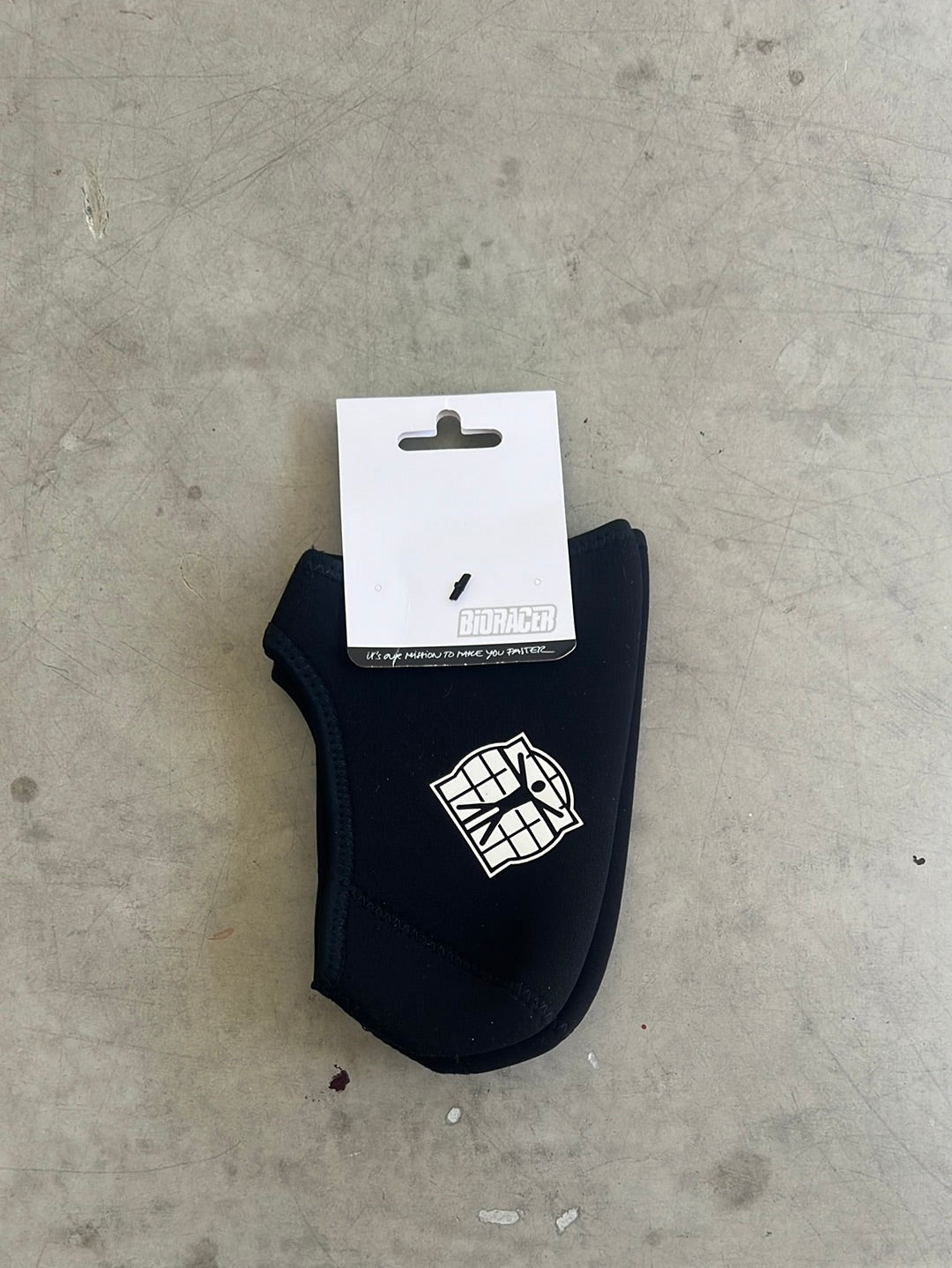 Uno-X | Bioracer Neoprene Toe Covers | Black | Pro-Issued Team Kit