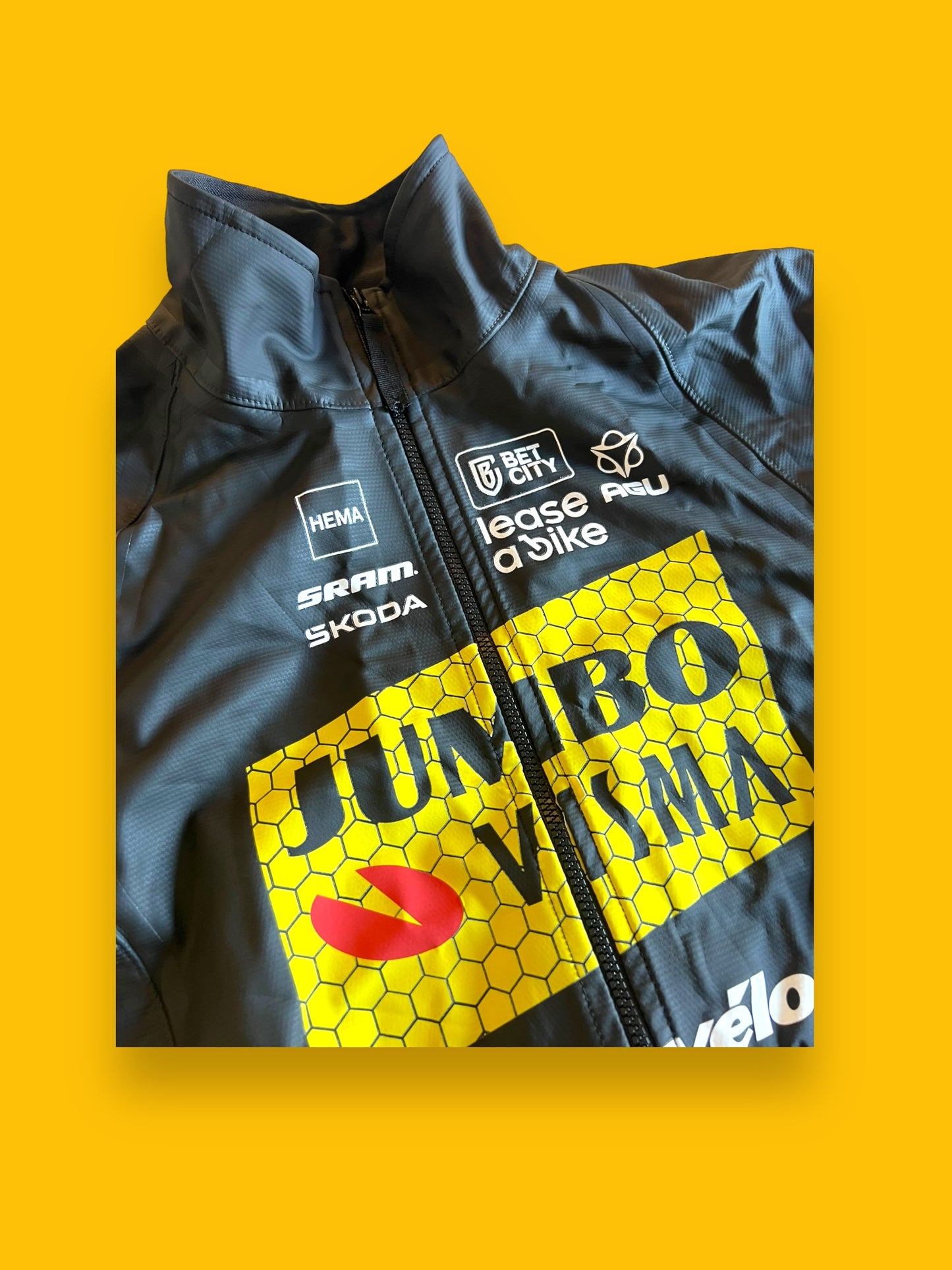 Heavy Duty Rain Jacket | Agu | Jumbo Visma | Pro Cycling Kit