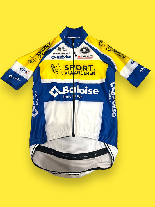 Short Sleeve Gabba Jersey Water-Resistant | Vermarc | Sport Vlaanderen / Baloise | Pro Cycling Kit