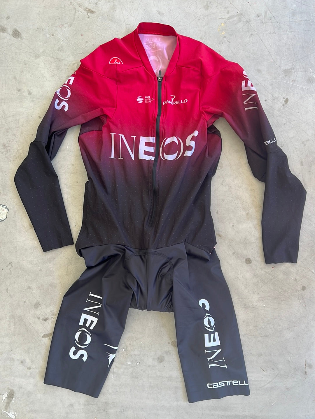 TT Time Trial Suit - Chris Froome Skinsuit | Castelli | Ineos  | Pro Cycling Kit