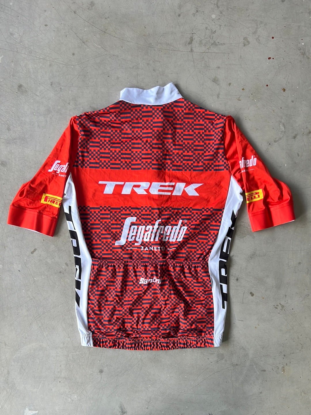 Short Sleeve Mid-Weight Jersey | Santini | Trek Segafredo | Pro-Issued Cycling Kit