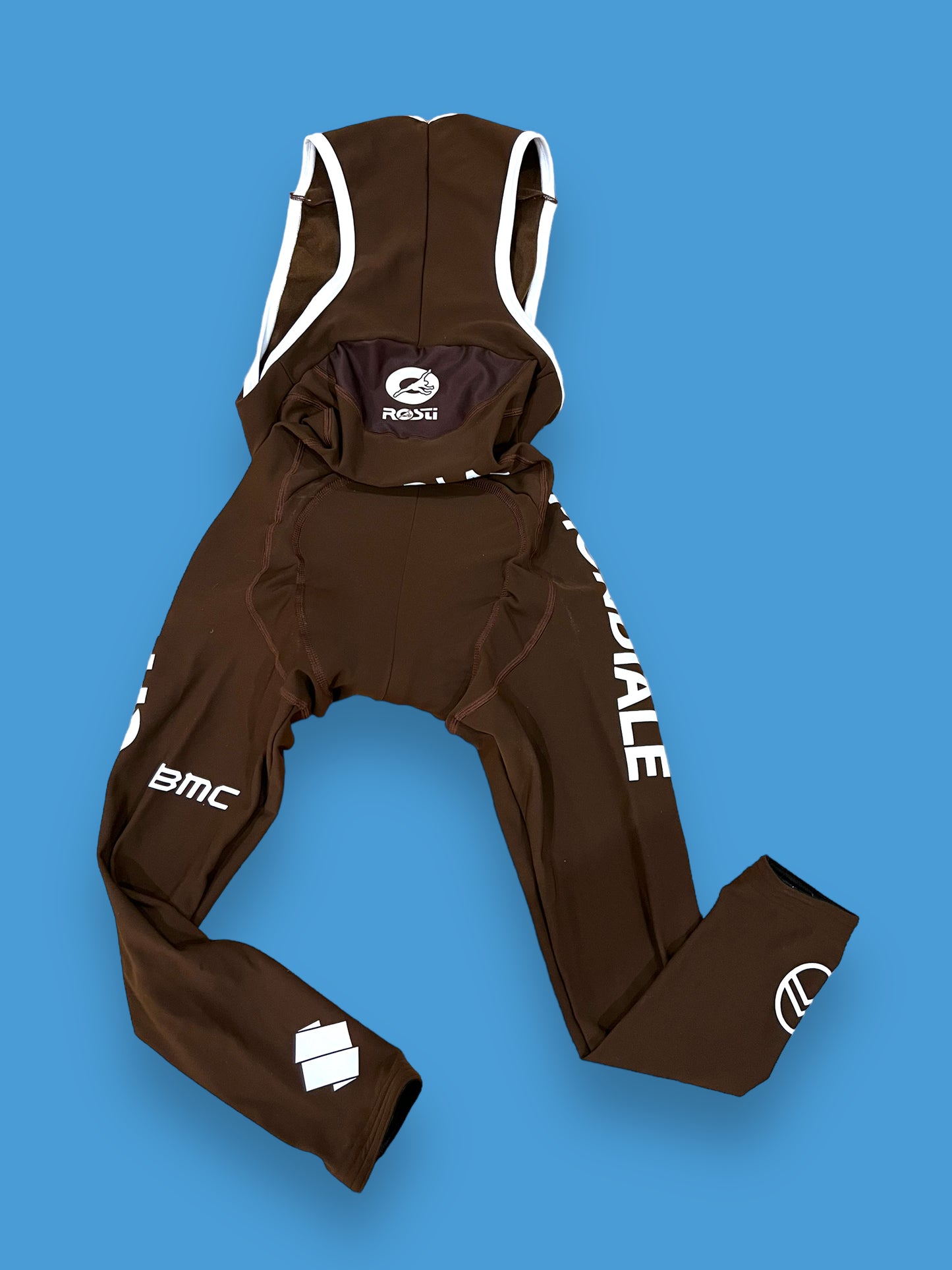 Winter Bib Tights Thermal Padded | Rosti | AG2R Citroen | Pro Cycling Kit