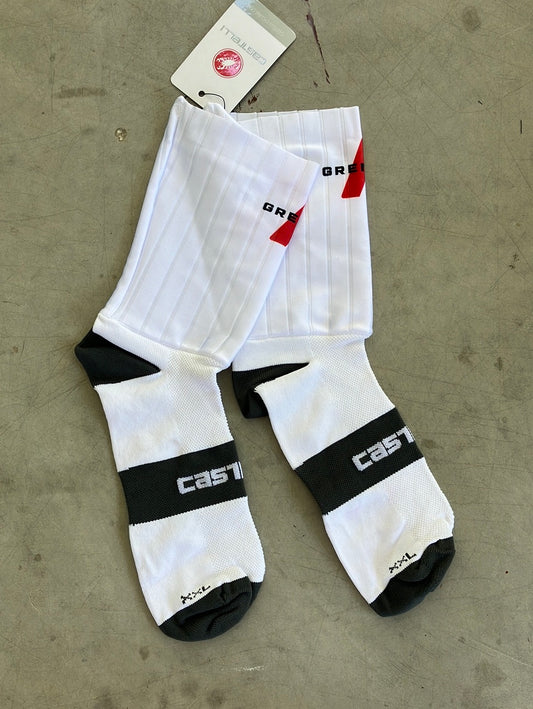 Fast Feet Aero Socks | Castelli | Ineos Grenadiers Pro-Issued Cycling Kit