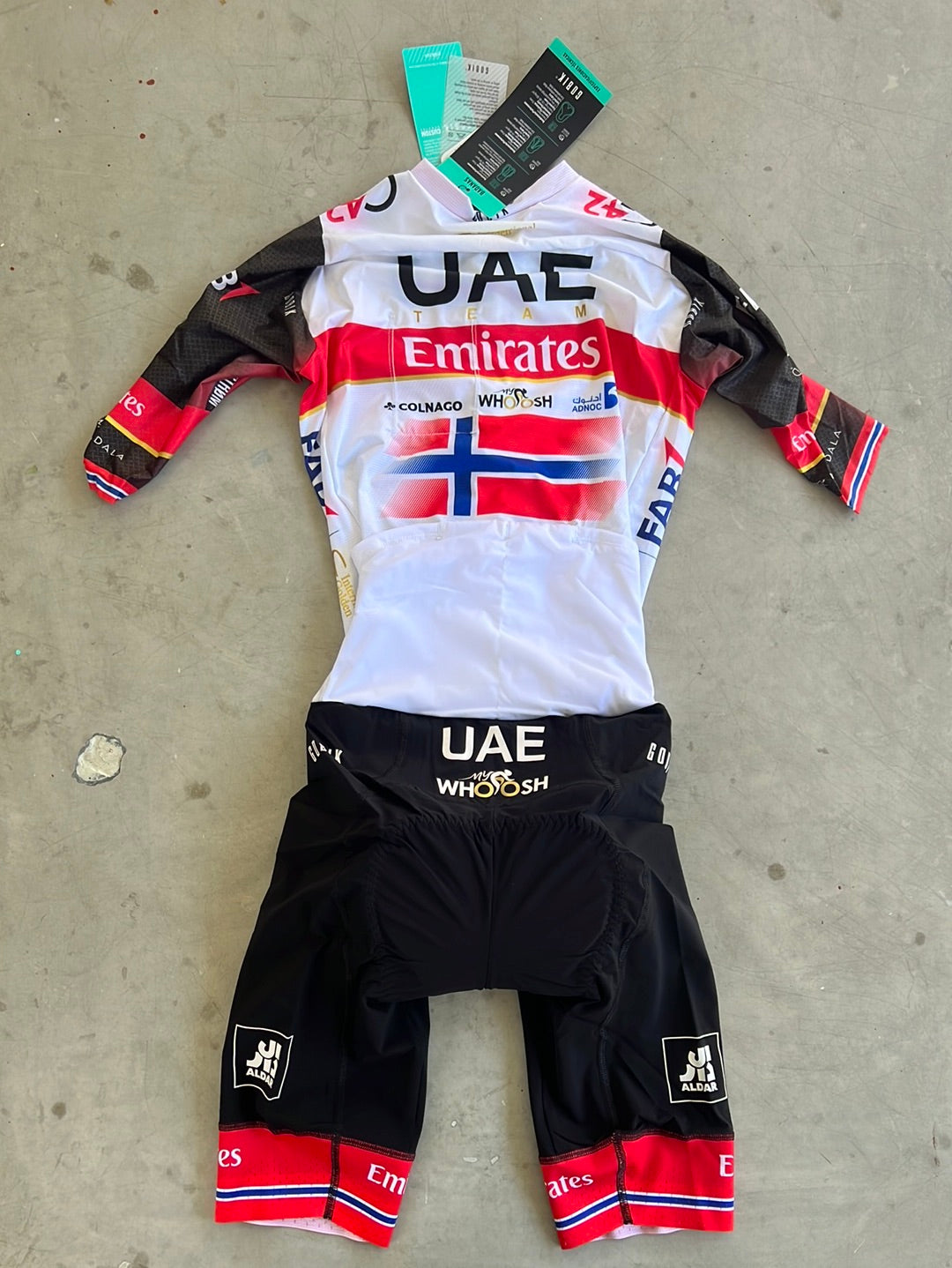 Road Suit - Norwegian National Champion | Gobik | UAE Emirates | Pro-Issued Cycling Kit