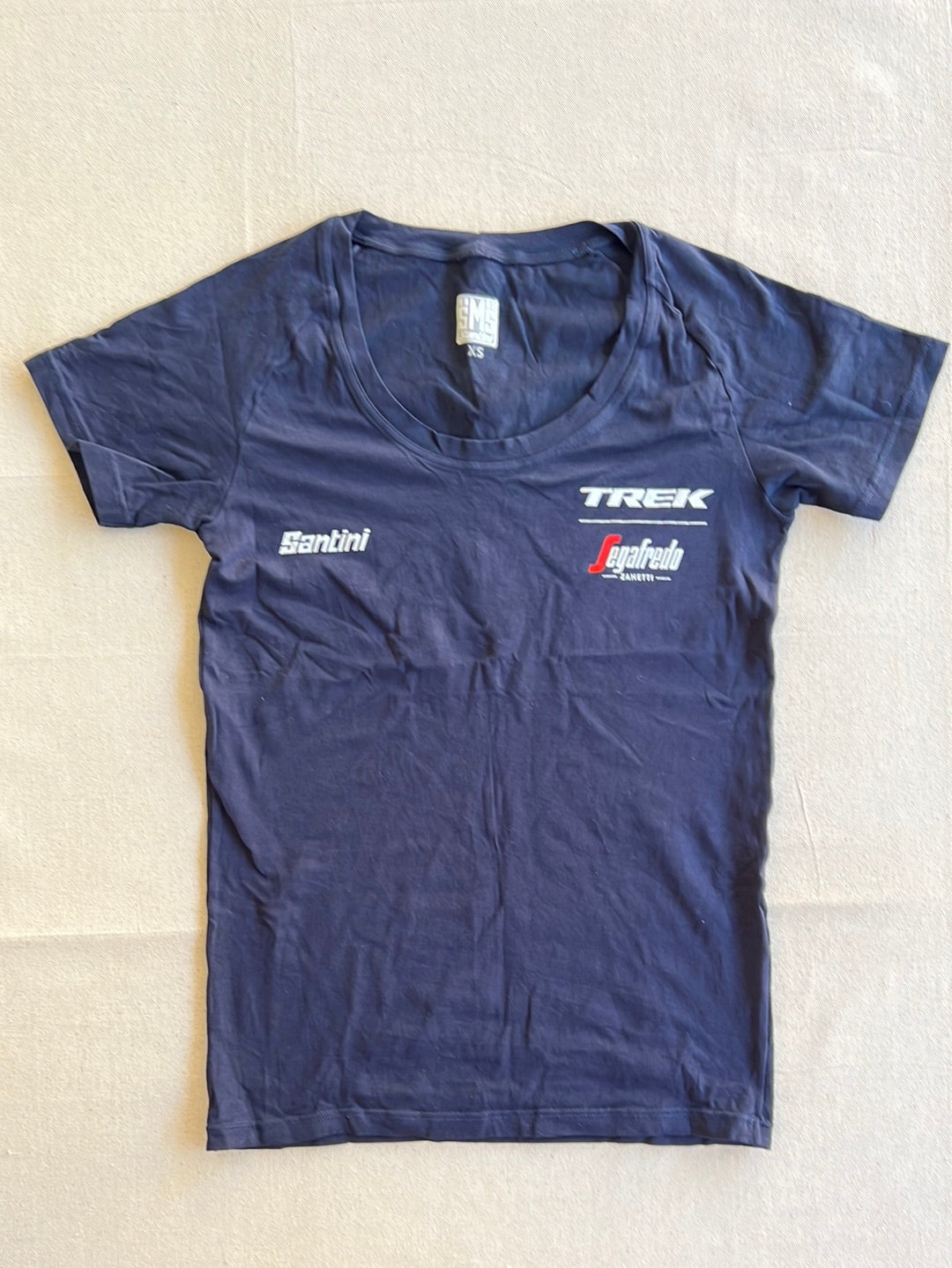 Casual T-Shirt | Santini | Trek Segafredo Women's Team | Pro Cycling Kit