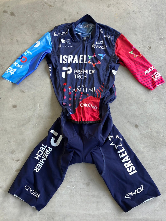 Aerosuit  - Limited Edition Giro D'italia Lightweight Aerodynamic Cycling Race Suit Skinsuit | Ekoi | Blue | Isreal Premier Tech IPT | Pro Cycling Kit