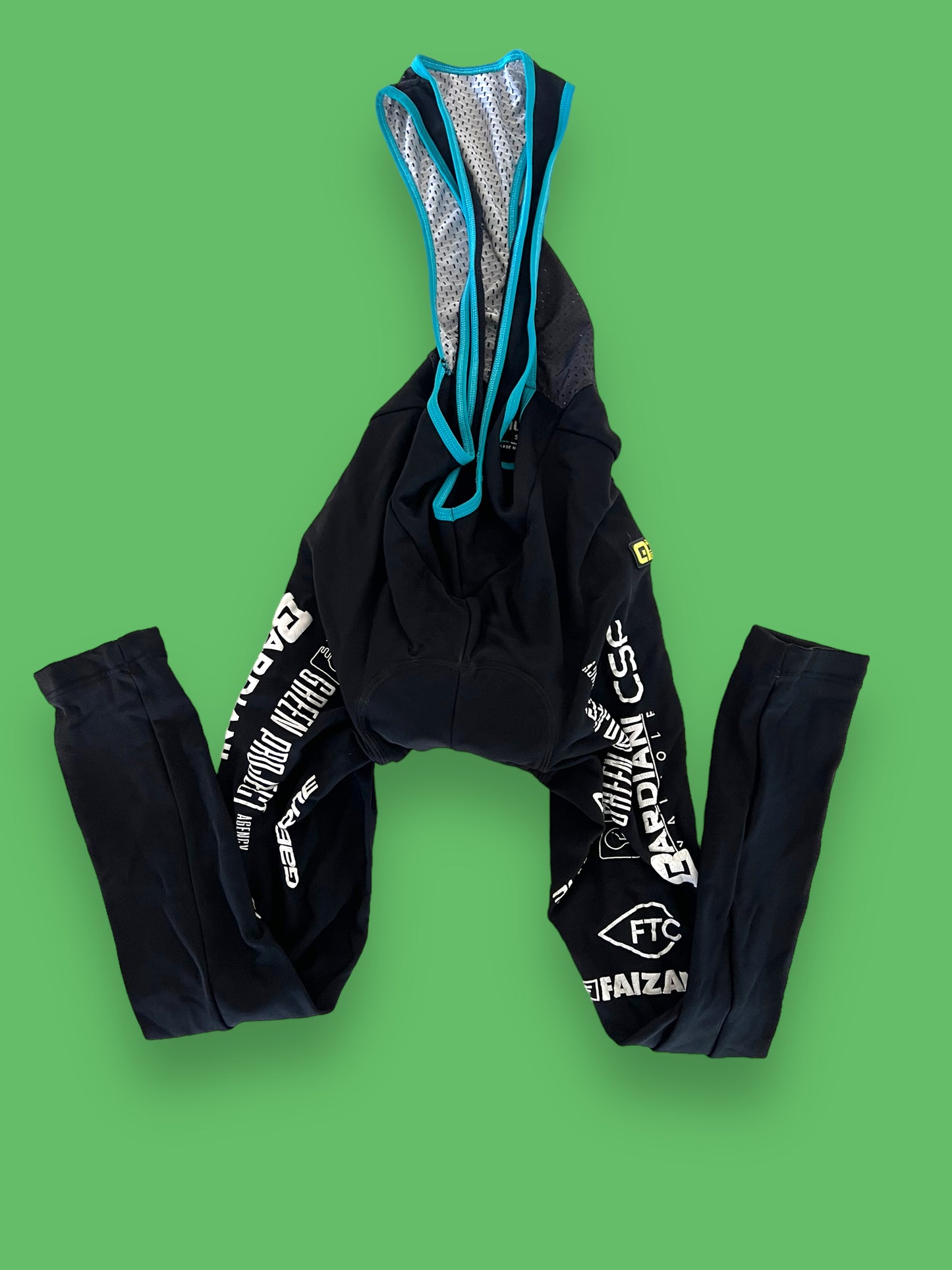 Thermal Bib Tights Winter Padded | Ale | Bardiani Green Project Pro Team | Pro Cycling Kit