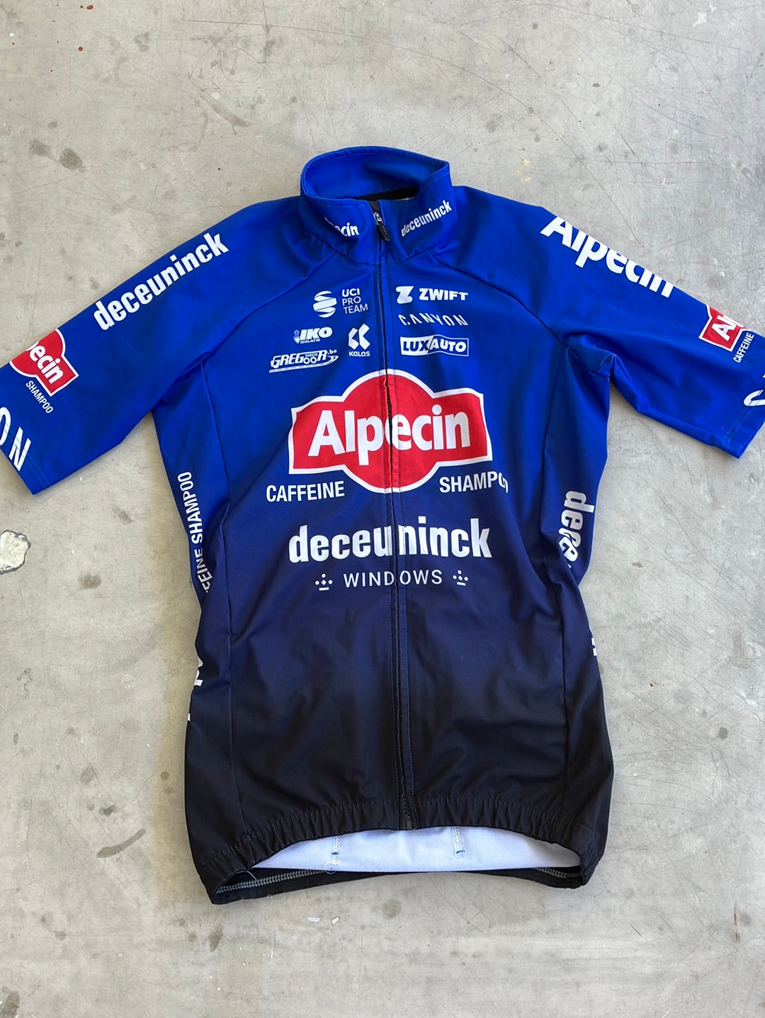 Winter Gabba Jacket Short Sleeve - Thermal windproof water-resistant Jacket/Jersey | Kalas | Alpecin Deceuninck | Pro Cycling Kit