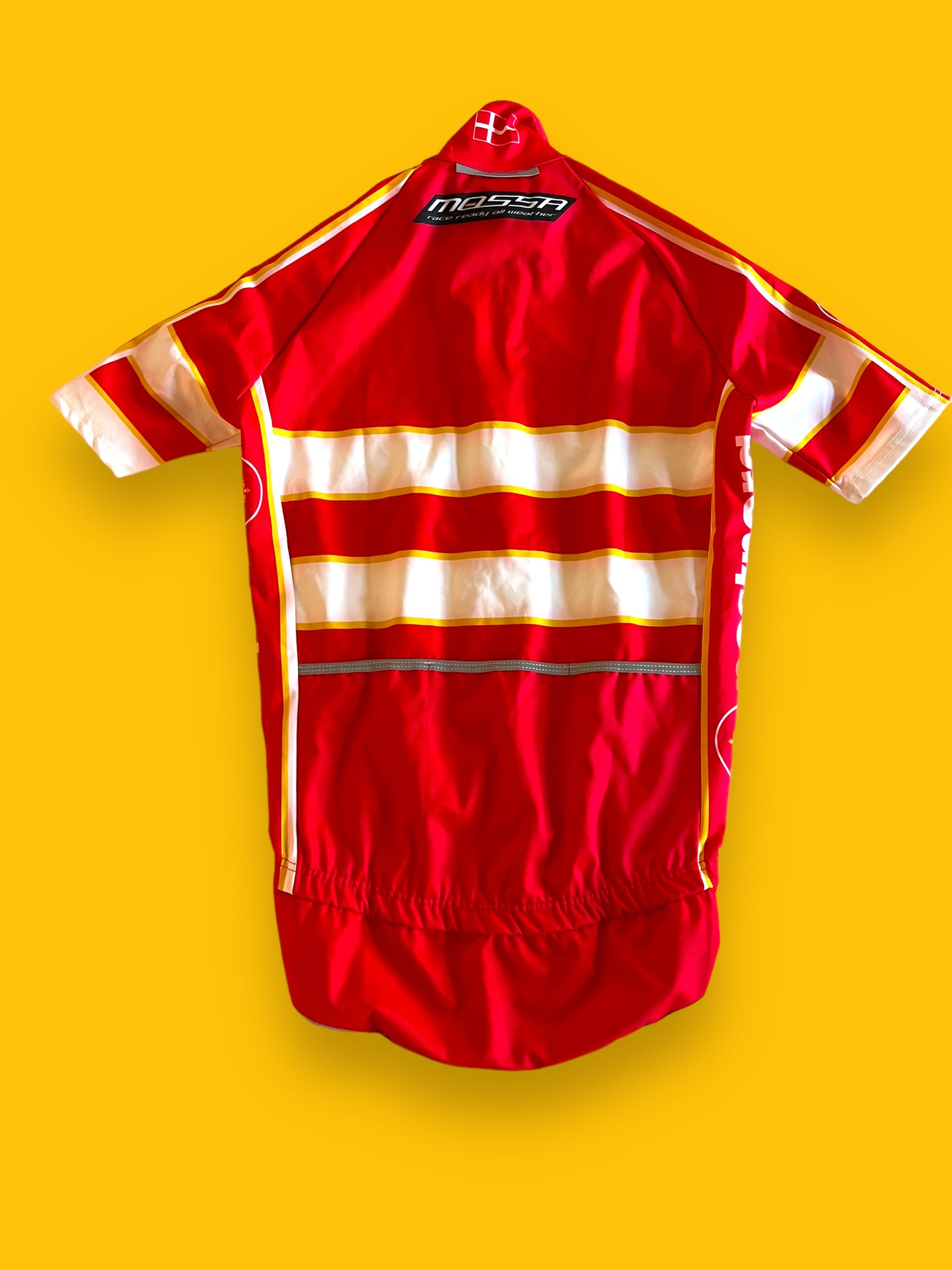 Rain Jersey Short Sleeve | Parentini | Danish / Denmark National Team | Pro Cycling Kit