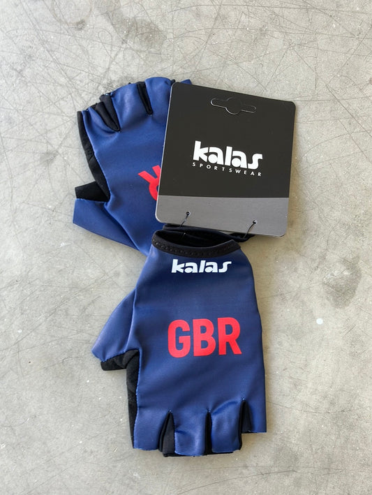 Gloves Padded Cycling | Kalas | Team GB Great Britain - British Cycling GBR | Pro Cycling Kit