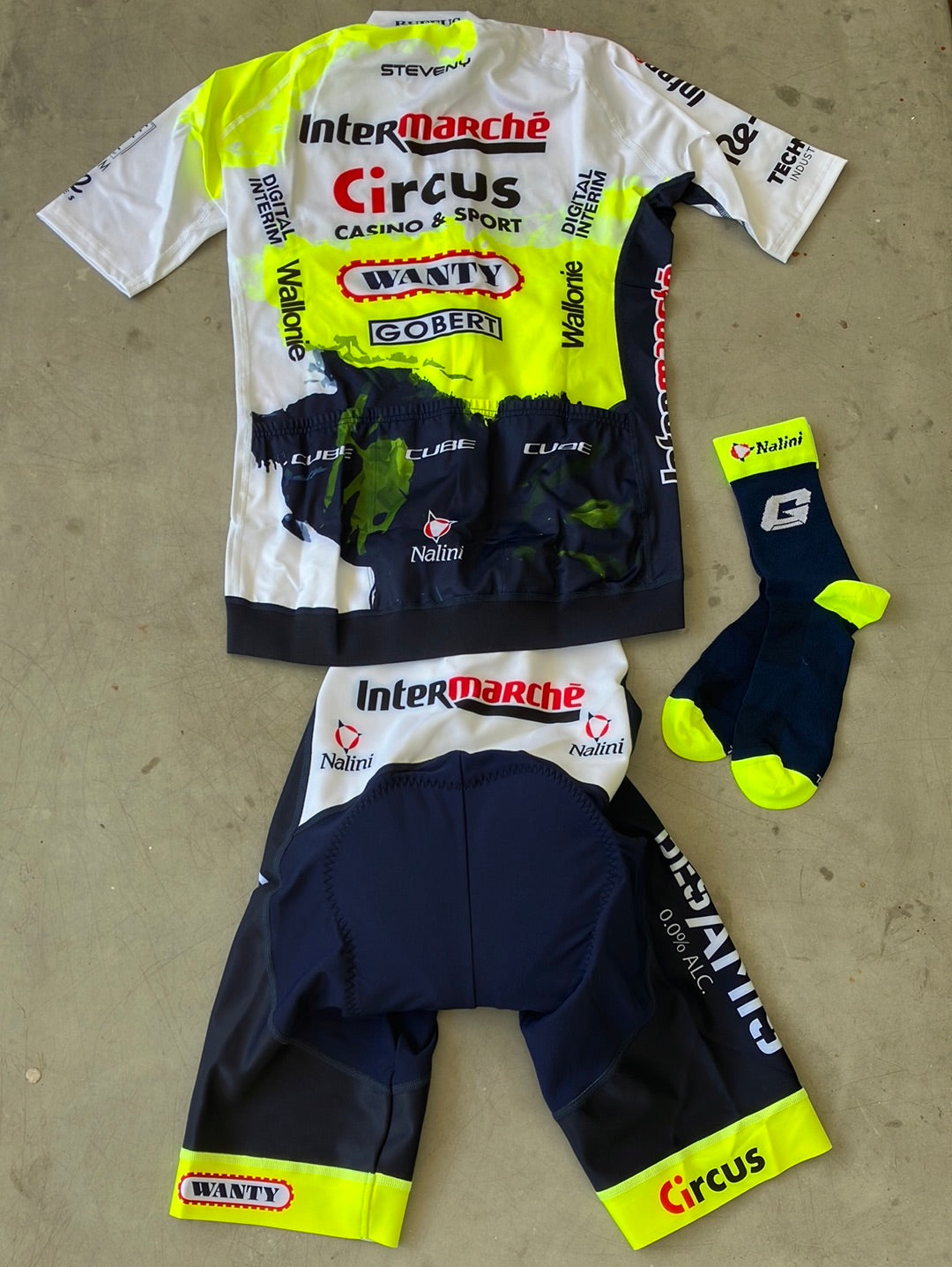 Jersey and Thermal Bib Shorts Bundle | Nalini | Intermarche Wanty Gobert | Pro Team Cycling Kit