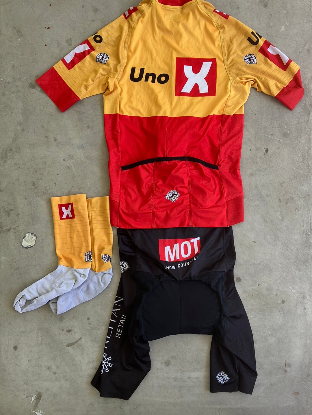 Uno-X | Bioracer Bundle - Aero Jersey, Bibs & Aero Socks | S | Pro-Issued Team Kit