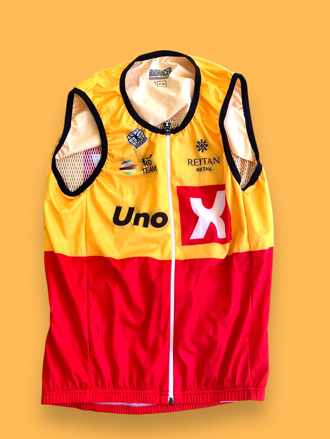 Uno-X | Bioracer Light Wind Vest / Gilet | S | Pro-Issued Team Kit