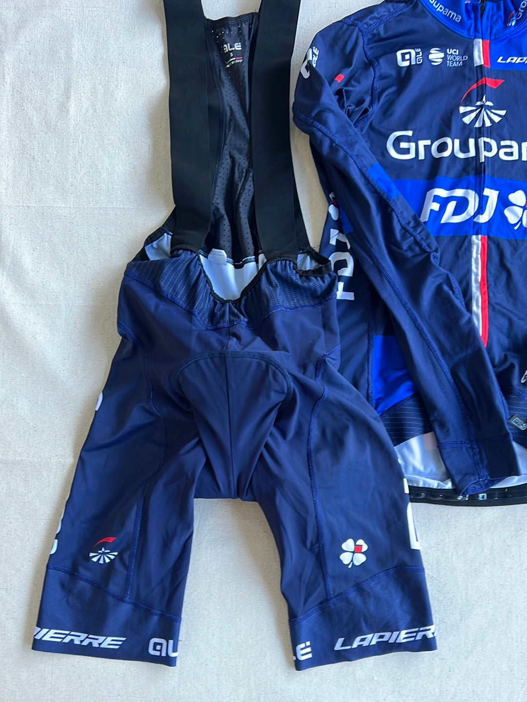 Cycling Kit Bundle - Long Sleeve Jersey and Bib Shorts | Ale | Groupama Française des Jeux | Pro Cycling Kit