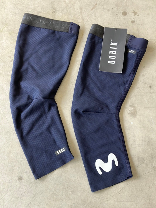 Leg Warmers Thermal  Cycling | Gobik | Black | Movistar | Pro Kit