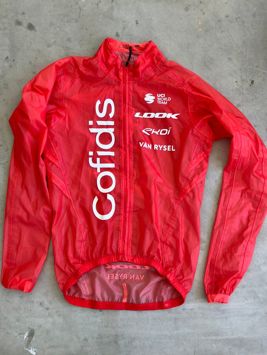 Rain Cape / Jacket | Van Rysel | Cofidis | Pro-Issued Cycling Kit