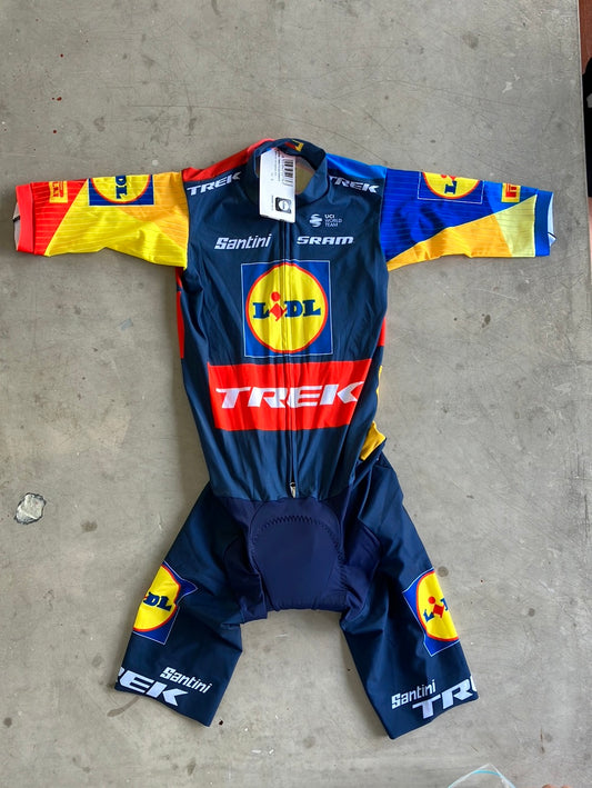 Short Sleeve Sprint Suit / Race Suit | Santini | Lidl Trek | Pro-Issued Cycling Kit