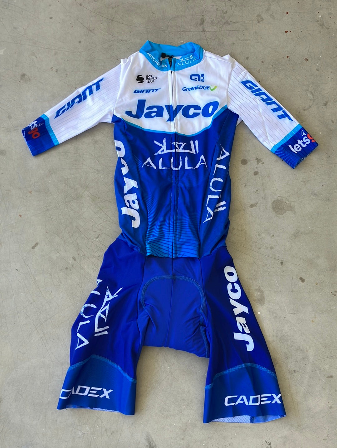 Race Aero suit / Skinsuit | Ale | Jayco Alula Men's | Pro-Issued Cycling Kit