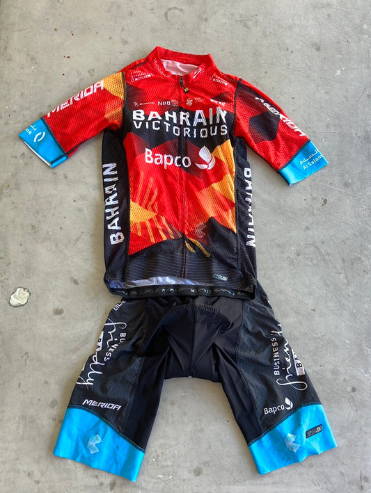 Short Sleeve Jersey + Bib Shorts Bundle | Ale | Bahrain Victorious | Pro Cycling Kit