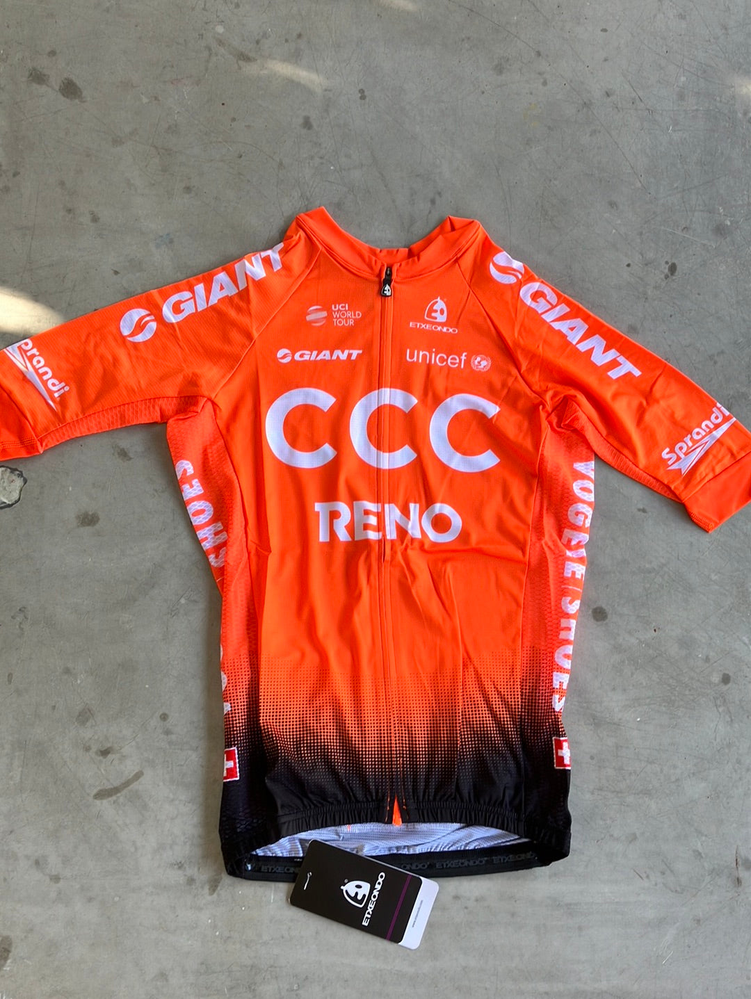 Short Sleeve Jersey Lightweight Climber |Extendo |CCC Reno Giant |Pro Cycling Kit