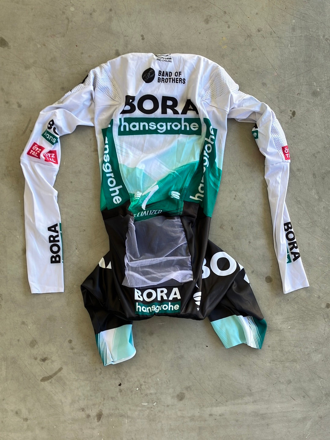 Aero TT Race Suit Long Sleeve With Number Pocket | Sportful | Bora Hansgrohe | Pro-Issued Cycling Kit