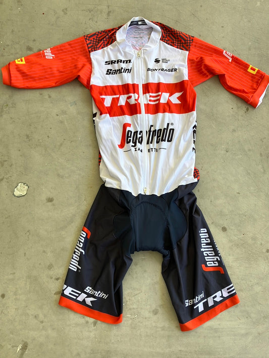 Short Sleeve Road Suit | Santini | Trek Segafredo | Pro-Issued Cycling Kit