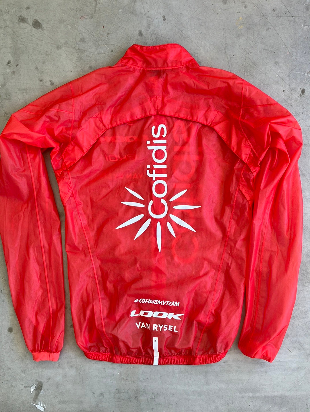 Rain Cape / Jacket | Van Rysel | Cofidis | Pro-Issued Cycling Kit