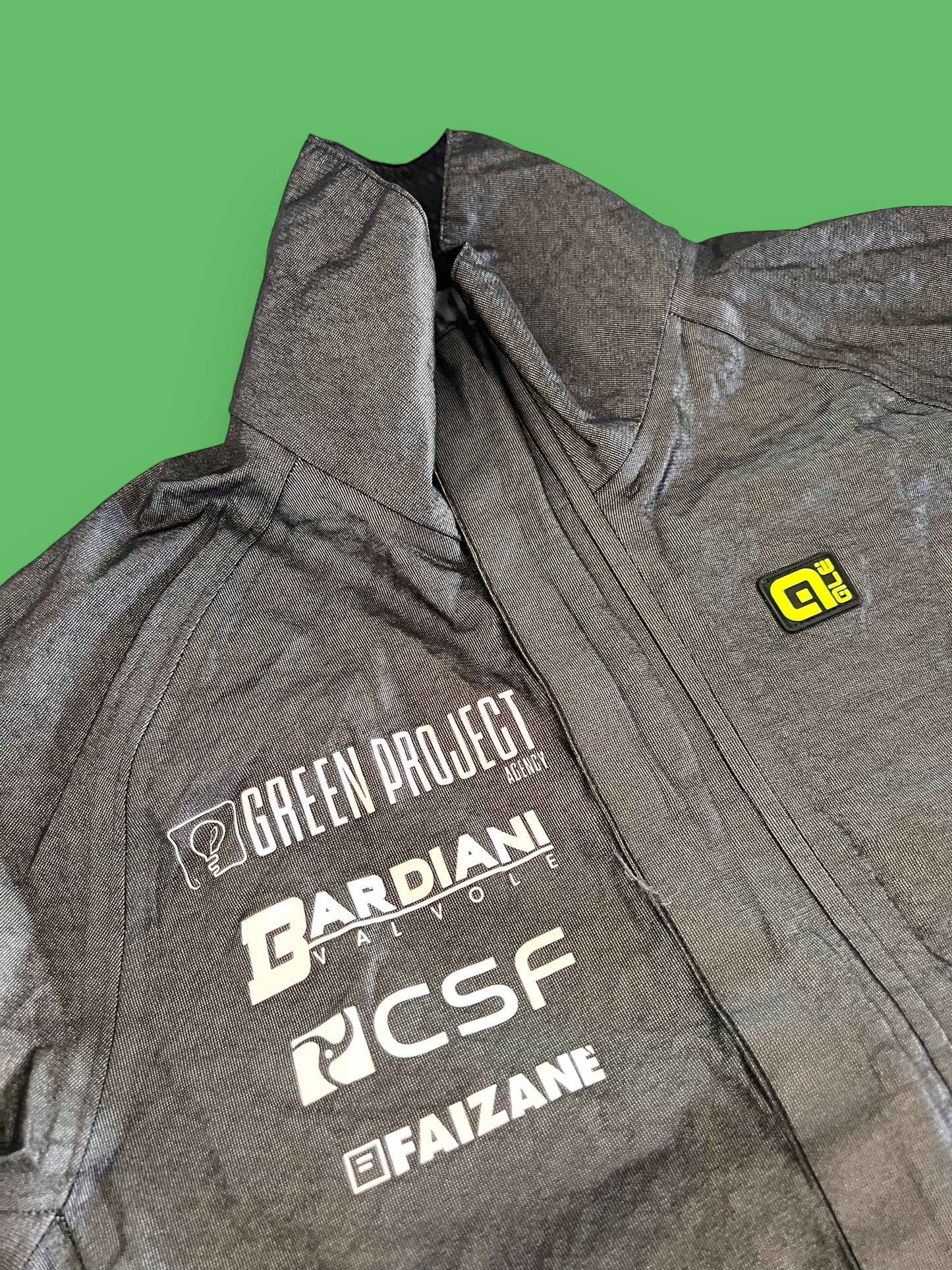 Rain Jacket | Ale | Bardiani Green Project Pro Team | Pro Cycling Kit