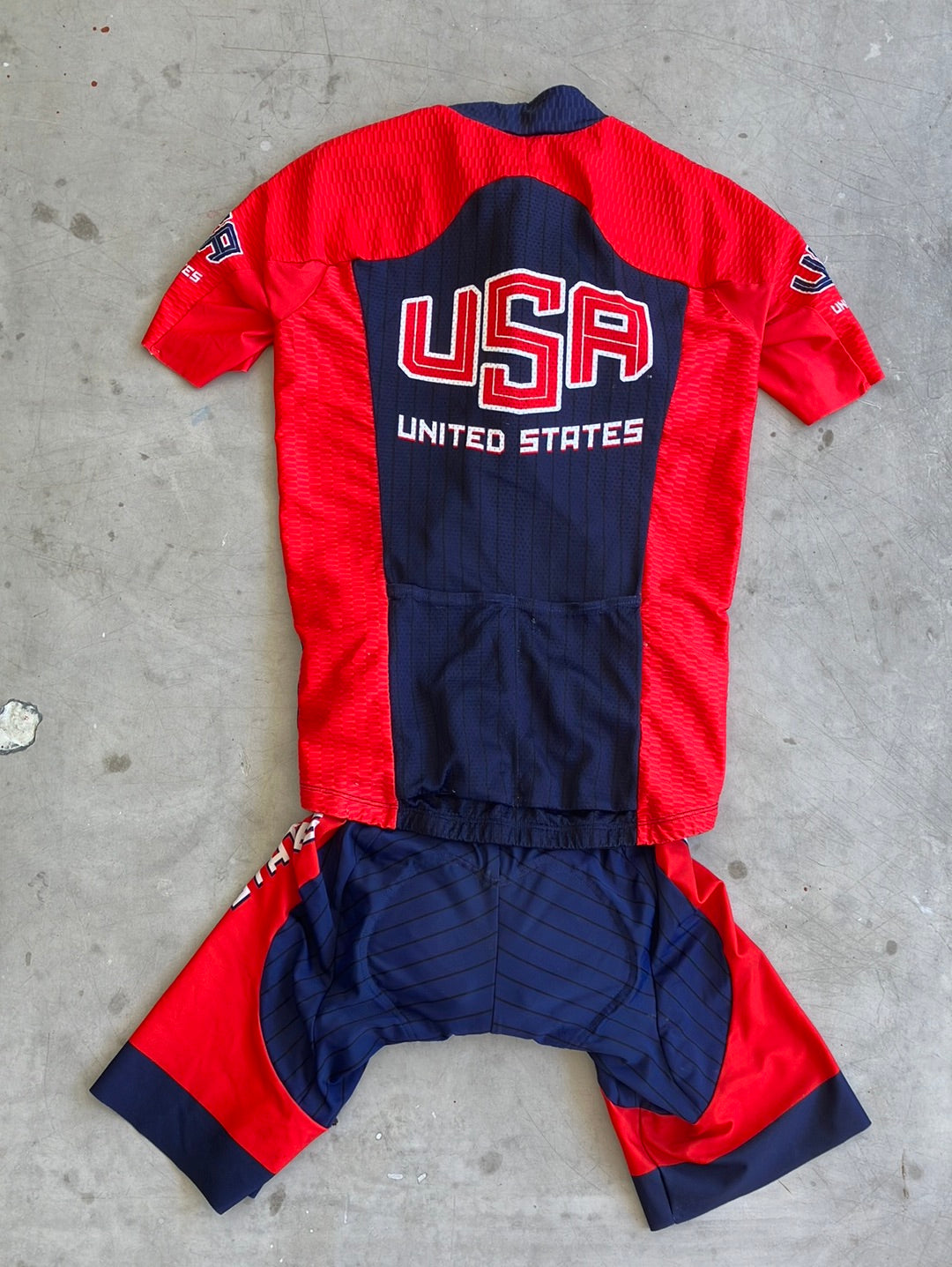 Cycling Kit Bundle - Aero Jersey & Bib Shorts | Cuore | USA Men National Team | Pro-Issued Cycling Kit