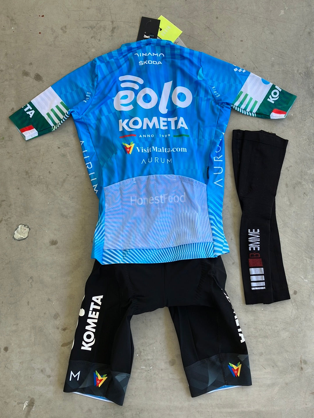 Jersey, Bib Shorts & Arm Warmers Bundle | Gobik | Eolo Kometa | Pro-Issued Cycling Kit