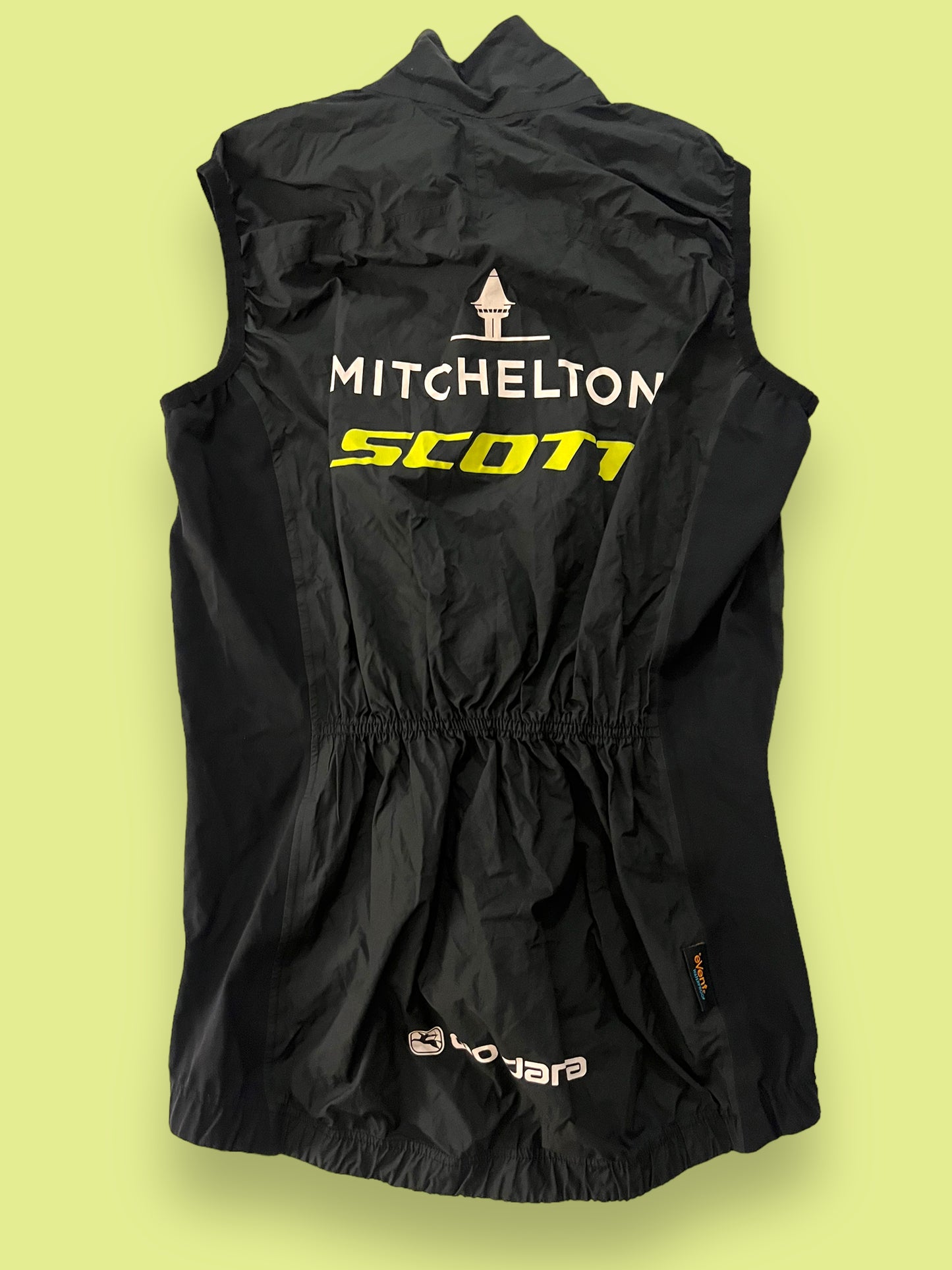 Waterproof Rain Vest / Gilet | Giordana | Mitchelton Scott Pro Team | Pro Cycling Kit