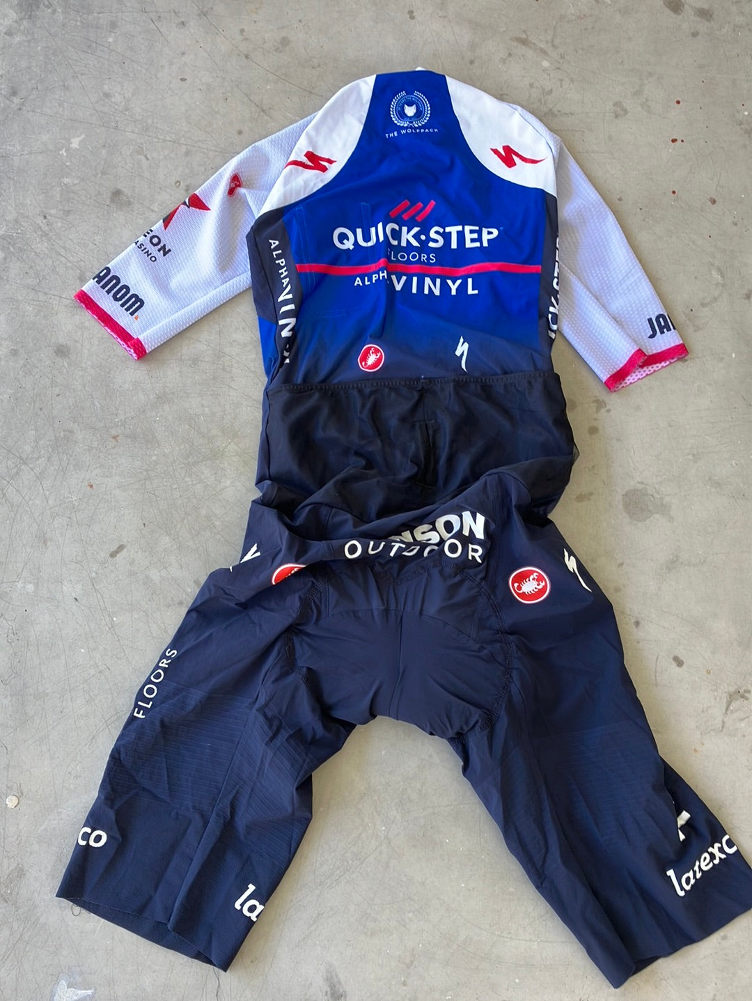 Race suit / Aerosuit  | Castelli| Blue | Quick-Step Alpha Vinyl / Soudal  | Pro Cycling Kit