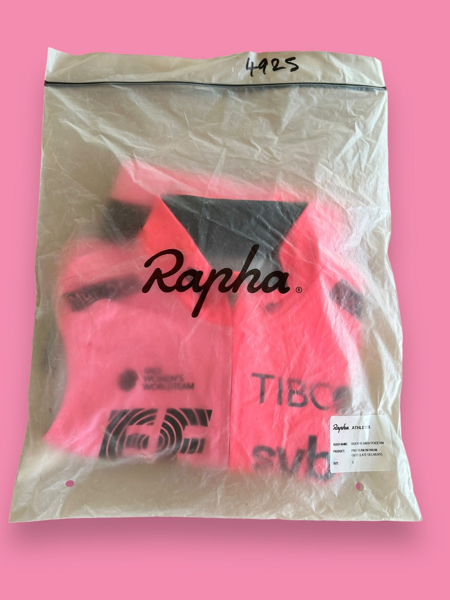 Winter Gore Tex Infinium Windstopper Thermal Vest Womens | Rapha Pro Team |  EF Education First  | Pro Cycling Kit