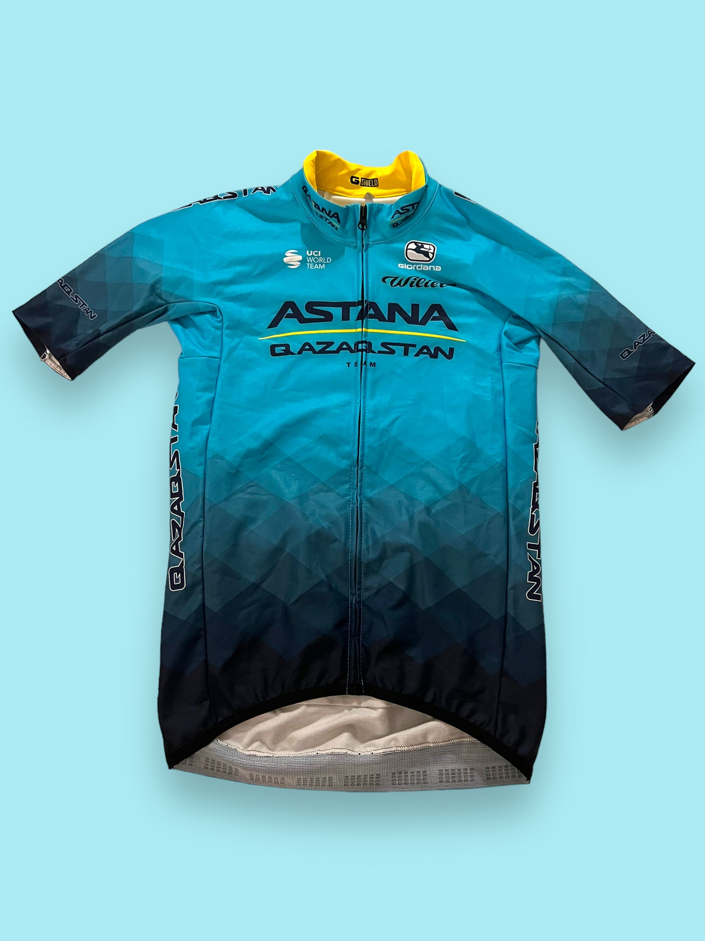 Short Sleeve Jersey Thermal Winter G-Shield | Giordana |  Astana | Pro Cycling Kit