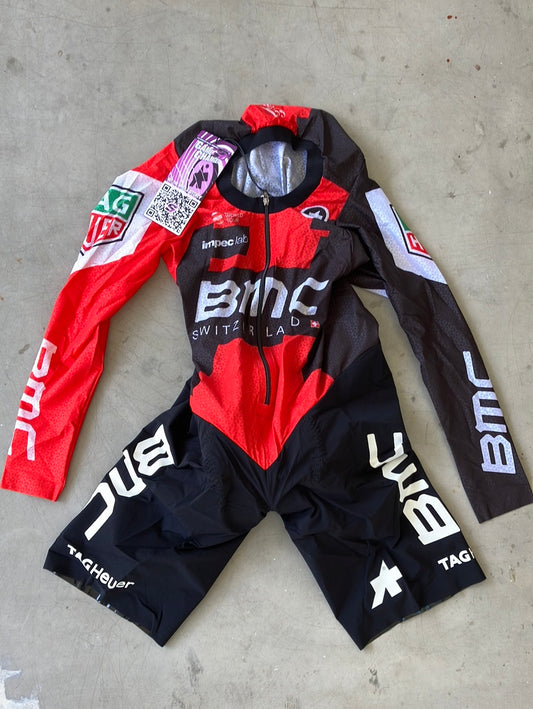 TT Suit Time Trial Race Suit Aerosuit Skinsuit Short Sleeve |Assos | BMC Tag Heuer |Pro Cycling Kit